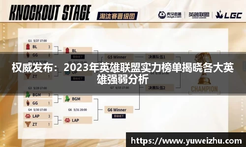 权威发布：2023年英雄联盟实力榜单揭晓各大英雄强弱分析