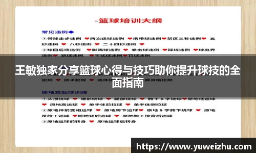 王敏独家分享篮球心得与技巧助你提升球技的全面指南
